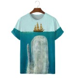 Men's Beluga Crew Neck Casual T-Shirt