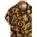 Men's Hawaiian Cartoon Hand Drawn African Long Sleeve Shirt