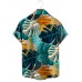 Men's Casual Lapel Print Short Sleeve Shirt 60796350M